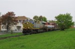 CN 3956 and BCOL 4609 leads 403 at Saint-Louis street